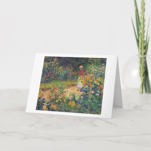 Carte Dans le jardin, Monet (Devant)