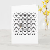 Carte Dans le mouton (Fleur jaune)