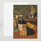 Carte Dans le Studio | William Merritt Chase (Devant / Derrière)