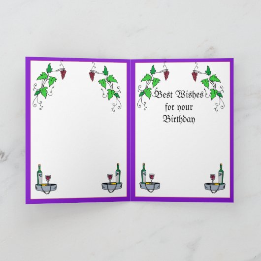 Carte Dans le vignoble (Intérieur)