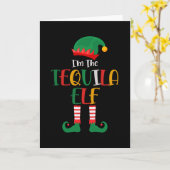 Carte Dans l'elfe de tequila correspondant à Noël (Fleur jaune)