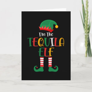 Carte Dans l'elfe de tequila correspondant à Noël