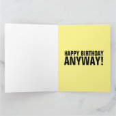 CARTE DANS LES ANNÉES CHIENNES, VOUS ÊTES MORT UNE GRAND (Intérieur)