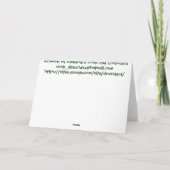 Carte Dans les bois (Dos)