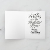 Carte Dans Les Cookies De La Vie, Les Soeurs Sont Le Cho (Intérieur)