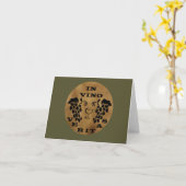 Carte Dans les veritas vino (Fleur jaune)