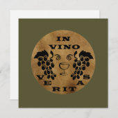 Carte Dans les veritas vino (Devant / Derrière)