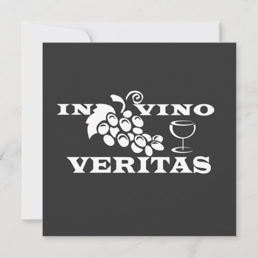 Carte Dans les veritas vino (Devant)