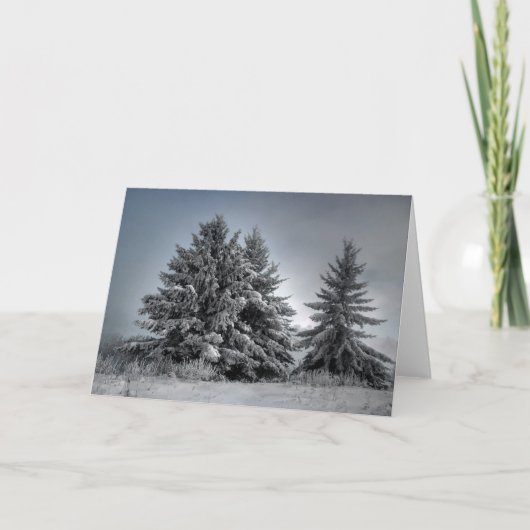 Carte Dans L'Esprit De L'hiver (Devant)