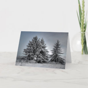 Carte Dans L'Esprit D'Hiver