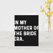 Carte Dans Ma Mère De L'Époque De Mariée - Mariage Bache (Fleur jaune)