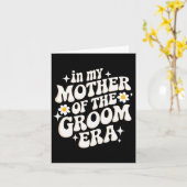 Carte Dans Ma Mère De L'Ère Groom (Fleur jaune)