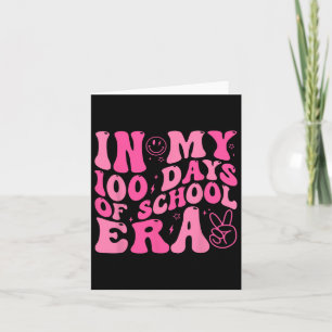Carte Dans Mes 100 Jours De L'Ère Scolaire Rétro Disco 1