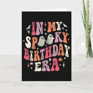 Carte Dans Mon Anniversaire Éffrayant L'Halloween Éffray