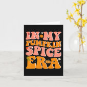 Carte Dans Mon Citrouille épice ère Citrouille épice chu (Fleur jaune)