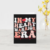 Carte Dans Mon Coeur Guerrier Époque Chd Coeur Maladie D (Fleur jaune)