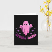 Carte Dans Mon Costume Éffrayant Mama Era Halloween (Fleur jaune)