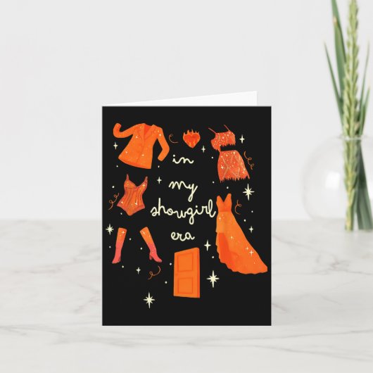 Carte Dans Mon Époque De Fille Fantastique Montrer Fille (Devant)