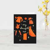 Carte Dans Mon Époque De Fille Fantastique Montrer Fille (Fleur jaune)