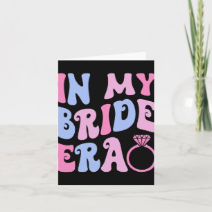 Carte Dans Mon Époque De Mariée Mariage Fiançailles De F
