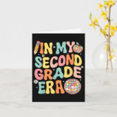 Carte Dans mon équipe de deuxième année 2e année Enseign (Fleur jaune)