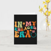 Carte Dans Mon Era Engagée Fiance Fiançailles Futur Mari (Fleur jaune)