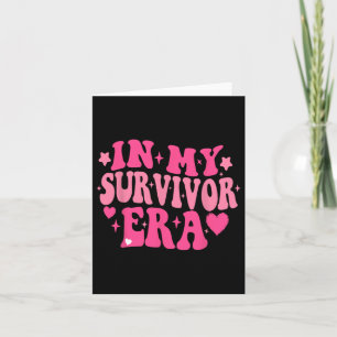 Carte Dans Mon Era Survivante Conscience du cancer du se