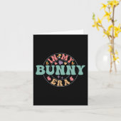 Carte Dans Mon Ere Bunny Super Joyeux Rabbit de Pâques (Fleur jaune)