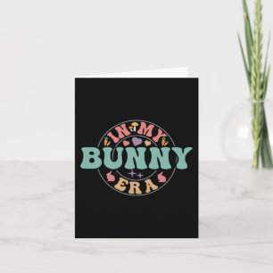 Carte Dans Mon Ere Bunny Super Joyeux Rabbit de Pâques