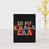 Carte Dans mon ère Khala bébé annonce de grossesse pour (Fleur jaune)