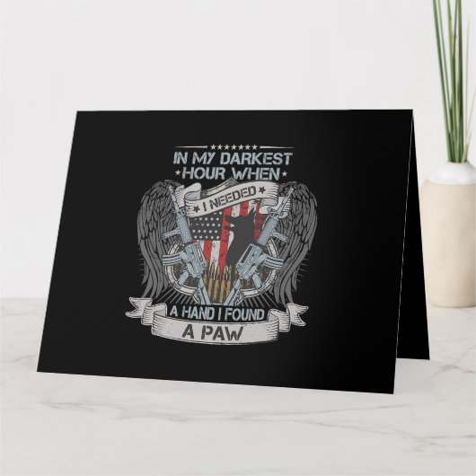 Carte Dans mon heure la plus sombre, j'avais besoin d'un (Devant)