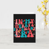 Carte Dans mon heureuse et enceinte ère Grossesse Encein (Fleur jaune)