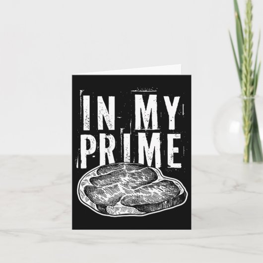 Carte Dans Mon Premier Boeuf Viande Coupe Pour Le Steak (Devant)