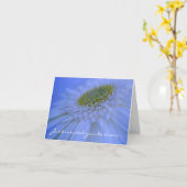 Carte Dans nos prières... (Fleur jaune)