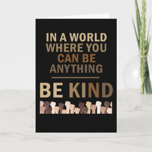 Carte Dans un monde où vous pouvez être n'importe quoi