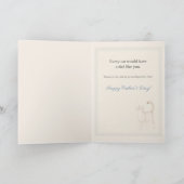 Carte Dans un monde parfait, chat, fête des pères, chat (Intérieur)