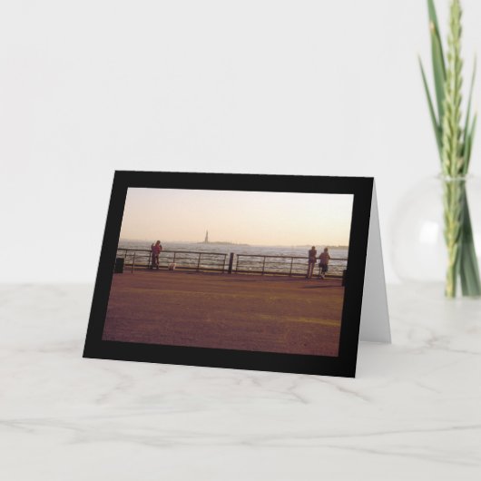 CARTE DANS UN PARC DE BATTERY (Devant)