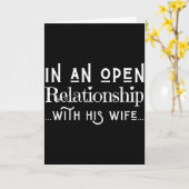 Carte Dans une relation ouverte avec sa femme Funny Vale (Fleur jaune)