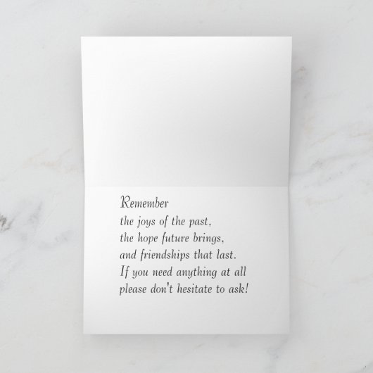 Carte Dans votre période de peine (Intérieur)