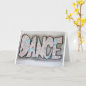 Carte Danse (Fleur jaune)