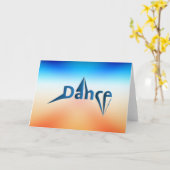 Carte Danse (Fleur jaune)