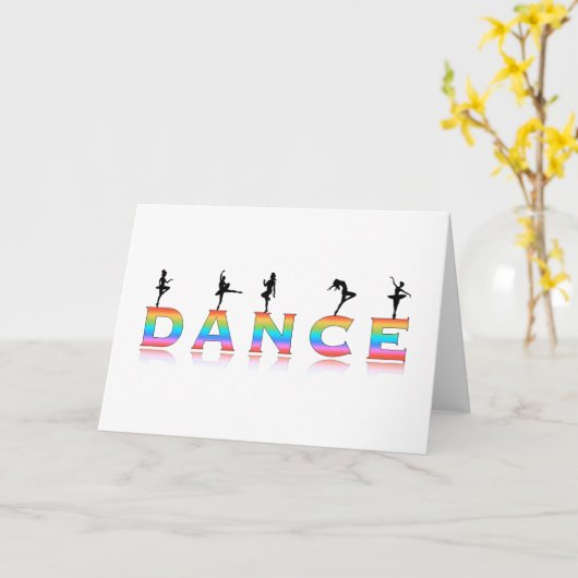 Carte Danse (Fleur jaune)