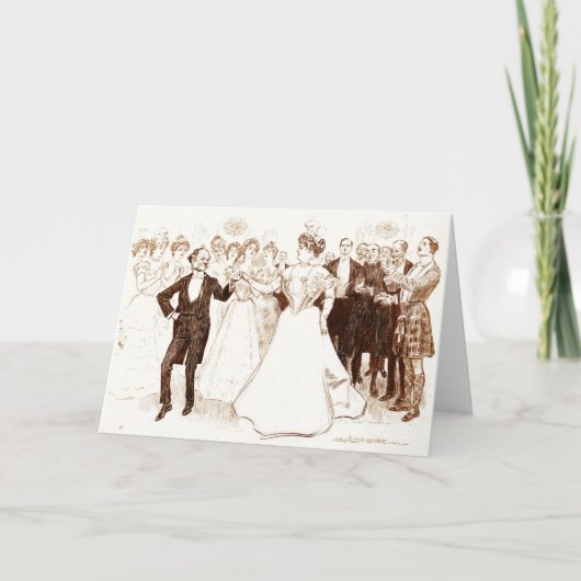 Carte Danse 1899 d'anniversaire (Devant)