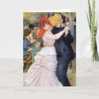 Carte Danse à Bougival - Renoir Impressionniste Peinture