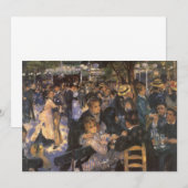 Carte Danse au Moulin de la Galette par Pierre Renoir (Devant / Derrière)