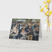 Carte Danse au Moulin de la Galette - Renoir Peinture (Fleur jaune)