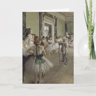 Carte Danse / Ballet -École - Peinture des diplômes