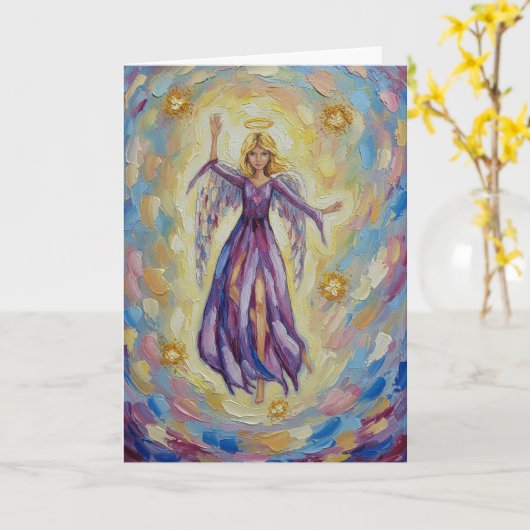 Carte Danse céleste (Fleur jaune)