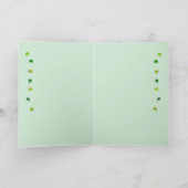 Carte Danse chanceuse de Leprechaun (Intérieur)