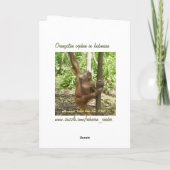 Carte Danse comme personne ne regarde un joli anniversai (Dos)